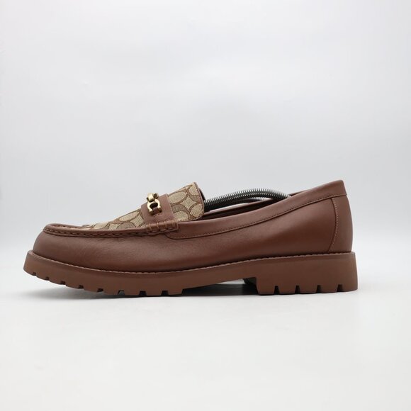 Coach Brooks Loafer In Signature Jacquard Men's Size 13 D Slip on Loafers - Picture 4 of 9